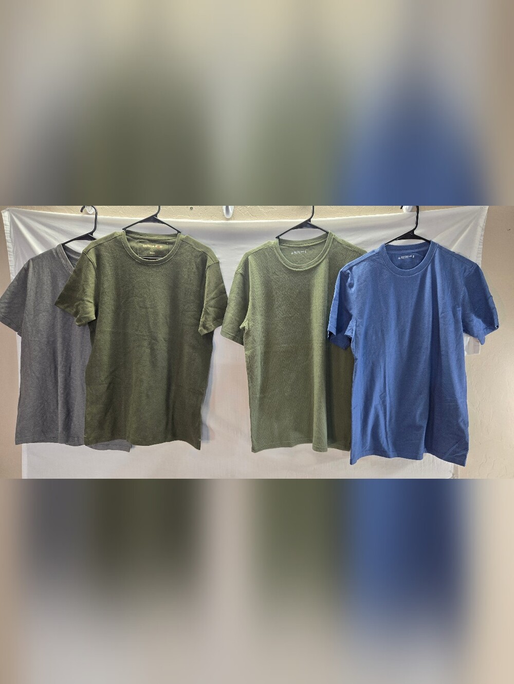 Lot of 4 American Giant Men's Small Short Sleeve Shirts NWOT